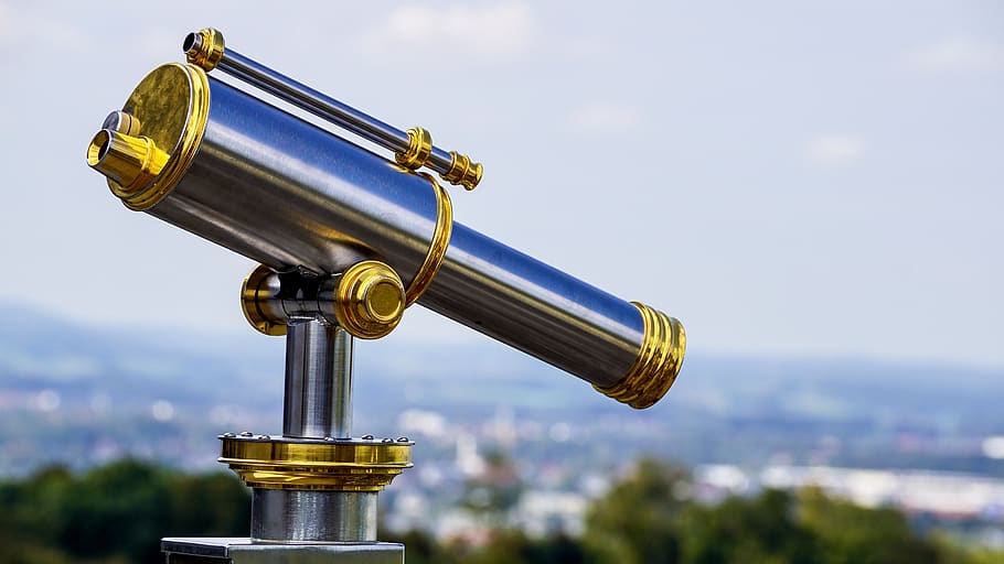 telescope, outlook, distant view, view, binoculars, viewpoint, foresight, lookout, distant, optics