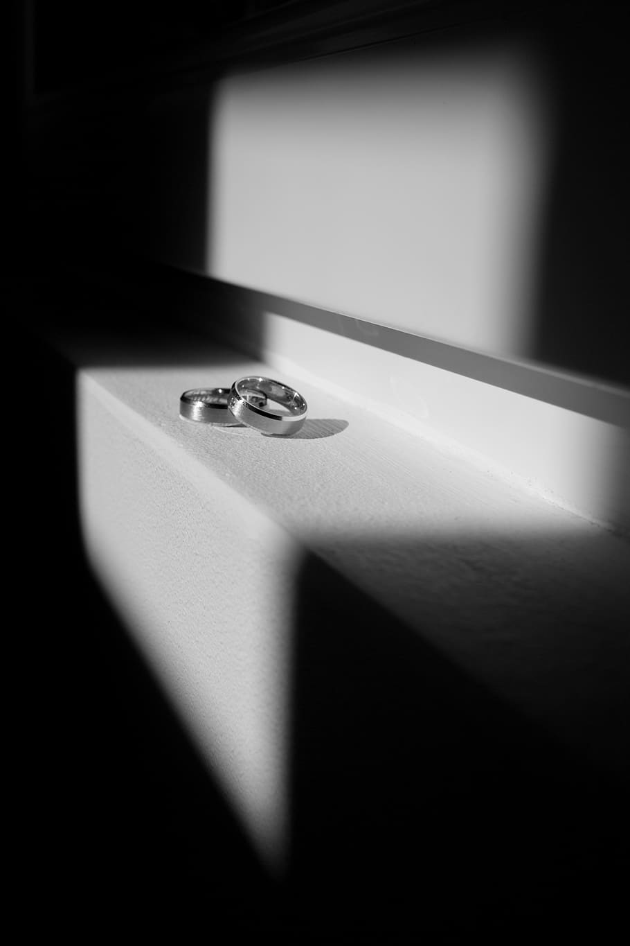 sombra, boda, anillo de bodas, novia, matrimonio, mono, anillos de bodas, oro, romance, ceremonia