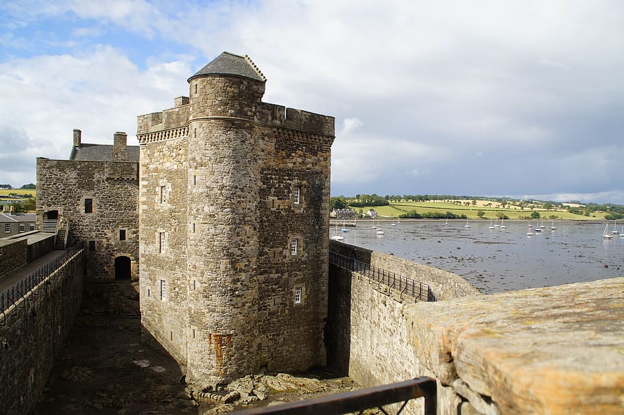 blackness castle, castle, scotland, the firth of forth, fortress, landscape, historically, masonry, building, architecture
