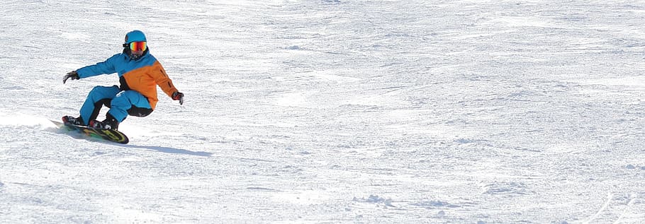 tabla de snowboard, parte trasera, estubai, talla, polvo, deporte, nieve, invierno, temperatura fría, deporte de invierno