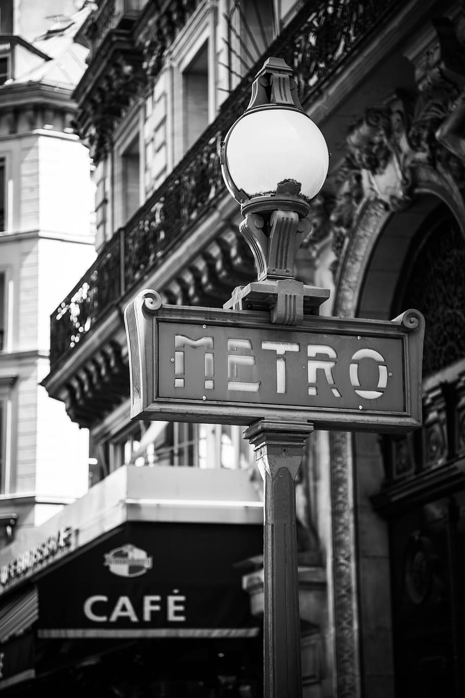 paris, metro, black and white, france, subway, transportation, transport, train, urban, city