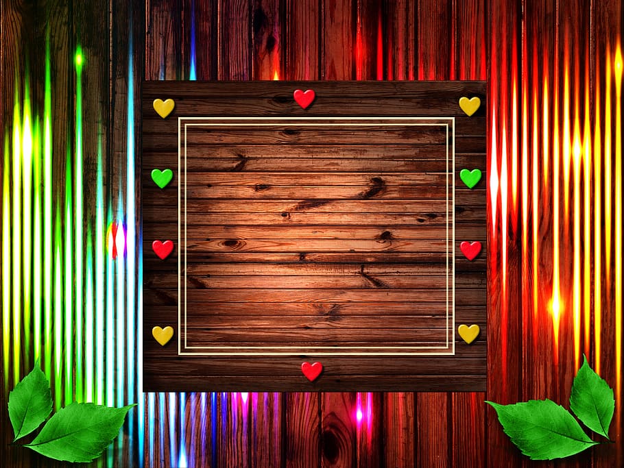 background, texture, background wood, reason, design, hearts, color, romantic, multi colored, nightlife