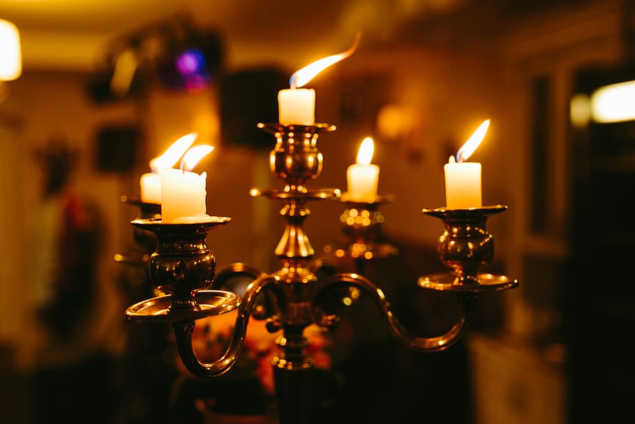candles, light, flame, candle, wax, dark, clearance, atmosphere, fire, burning