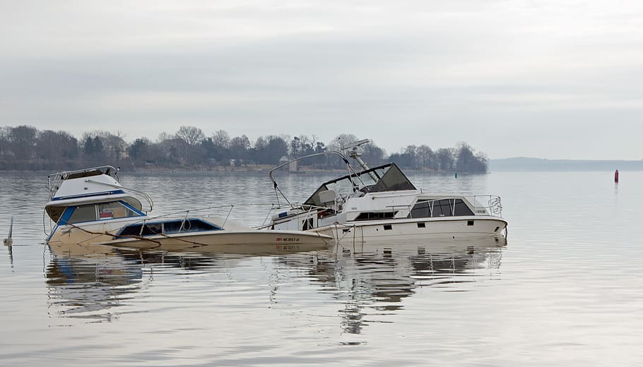 small, boats, damaged, sunk, susquehanna river, storm., small boat, boat images, boat pictures, river pictures