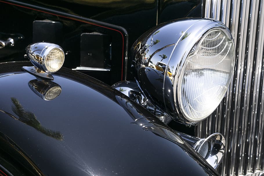 packard 8, convertible, 1930th, retro, dashboard, details, classic, oldtimer, antique, cabriolet