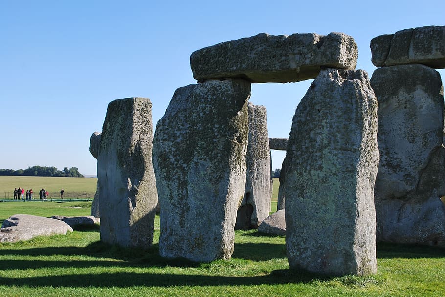 pedra henge, stonehenge, wiltshire, pedras em pé, místico, inglês, história, grã bretanha, ícone, grama