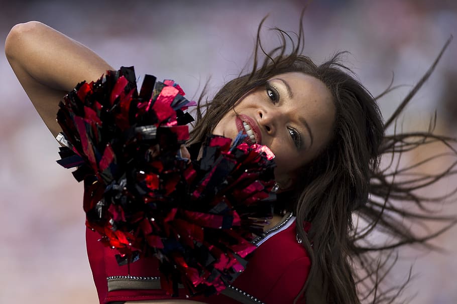 cheer, leader, cheerleader, dancer, girl, woman, activity, one person, portrait, emotion