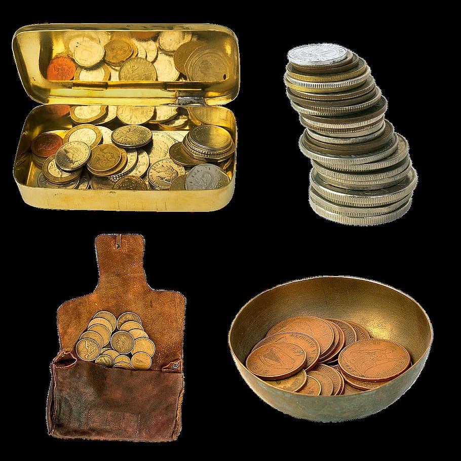 sejarah, barang antik, koin, tua, benda, logam, uang, keuangan, kekayaan, foto studio