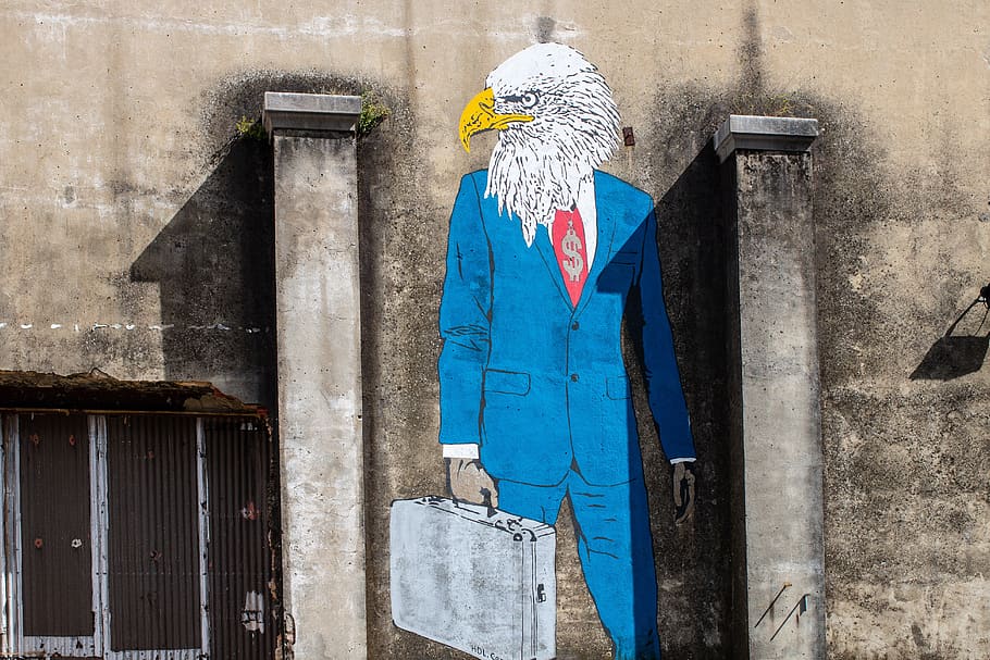 factory, lisbon, mural, art, eagle, portugal, wall, street, built structure, architecture