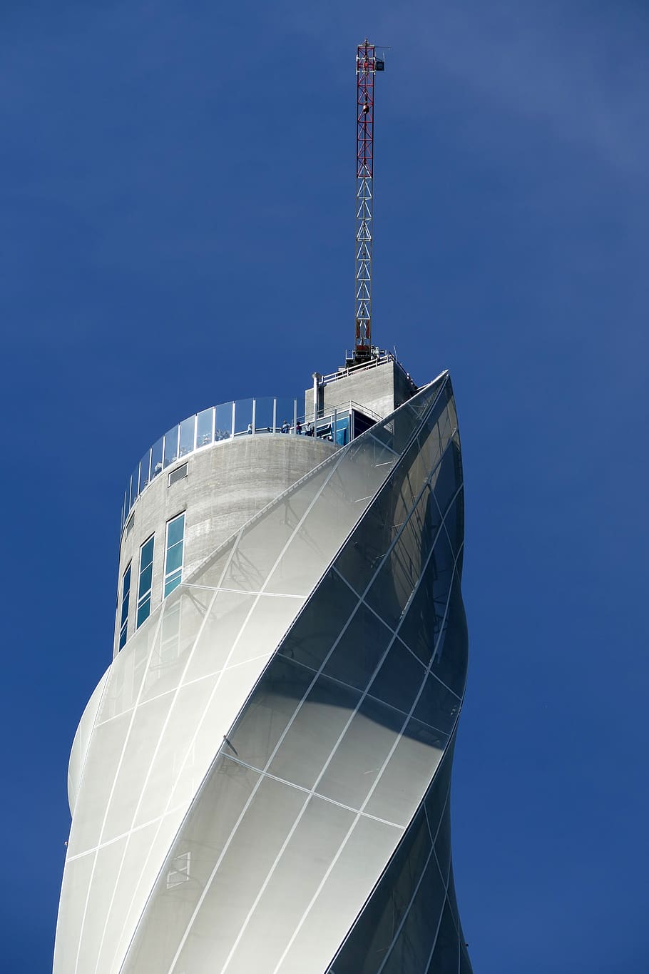 thyssenkrupp test tower, rottweil, architecture, high, germany, test, elevator, express elevator, high-speed elevator, sky