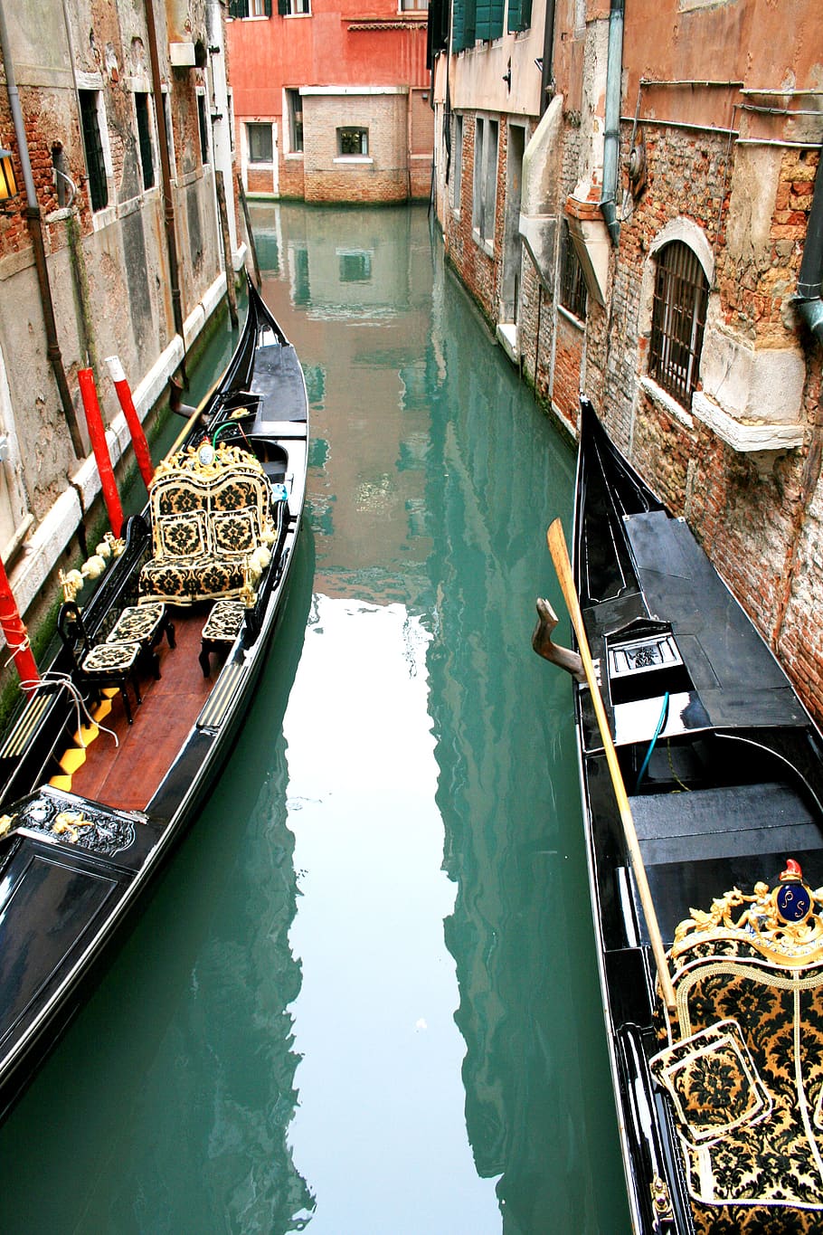 perjalanan, italia, gondola, venesia, romantis, air, kapal laut, moda transportasi, transportasi, kanal