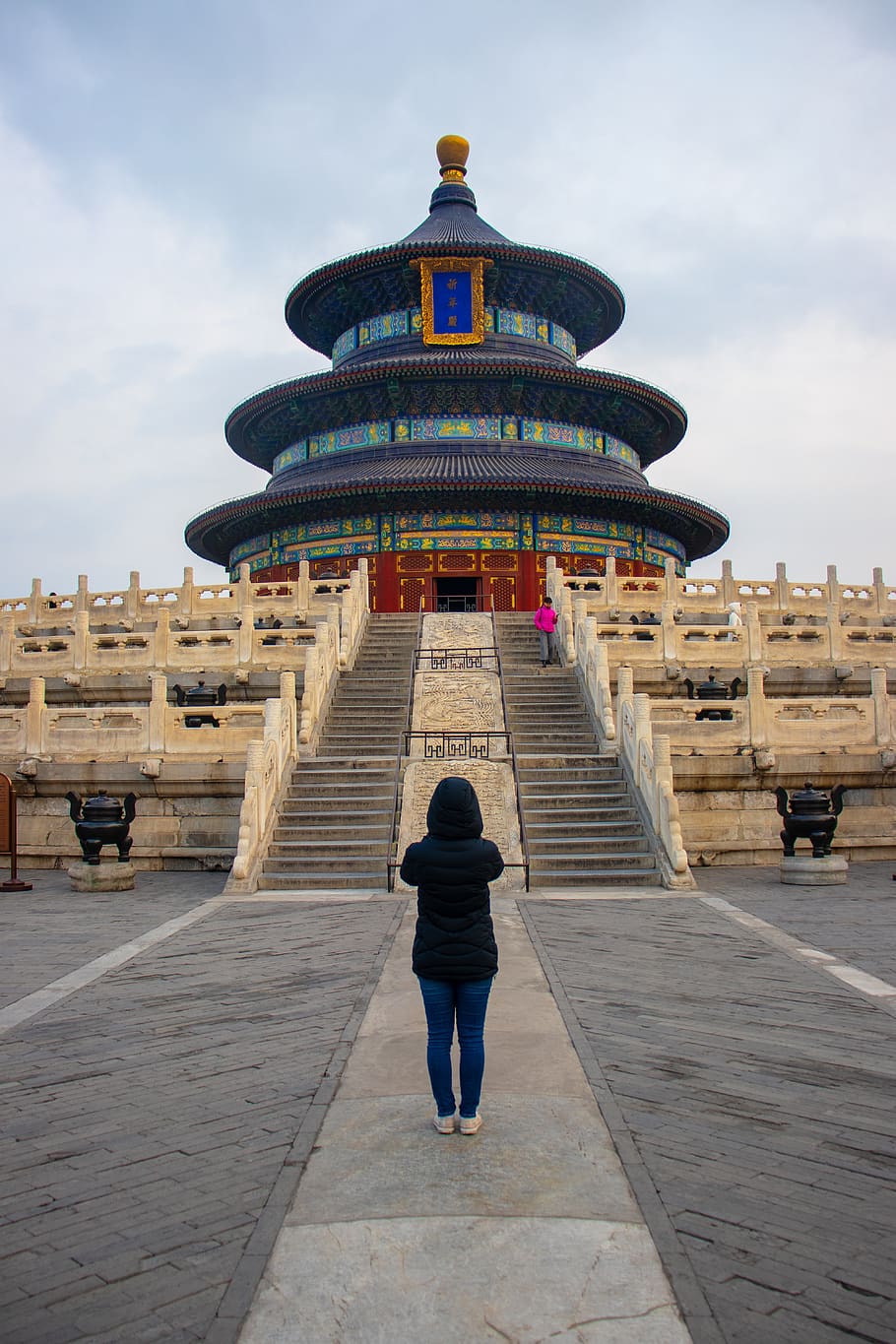 temple of heaven, beijing, architecture, traditional, building, temple, street, landmark, travel, ancient
