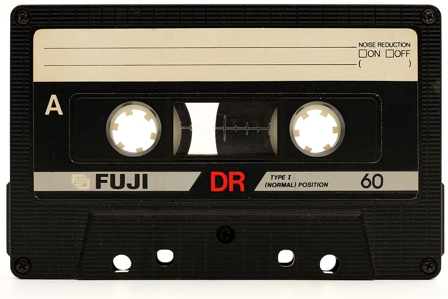 cassette, tape, magnetband, analog, hifi, audio, tinge, music, sound, vintage