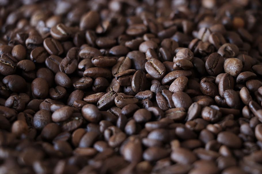 coffee, grain, caffeine, aroma, café, fried, espresso, fresh, drink, black