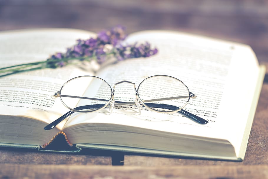 book, read, relax, books, glasses, library, book mark, reading glasses, eyeglasses, still life