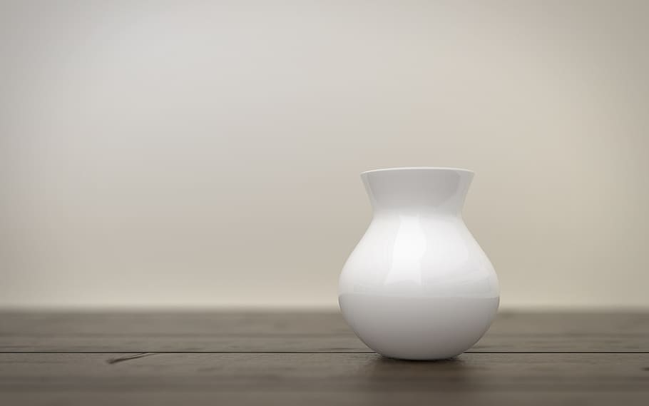 vase, vintage, retro, wall, decoration, table, indoors, single object, milk, copy space