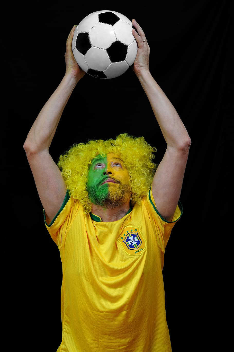 soccer, brazil, football, sport, fan, happy, celebration, champion, people, adult - Pxfuel