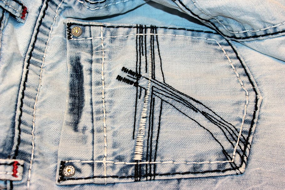 pocket, jeans, pants, fabaric, texture, wear, style, fashion, textile, denim