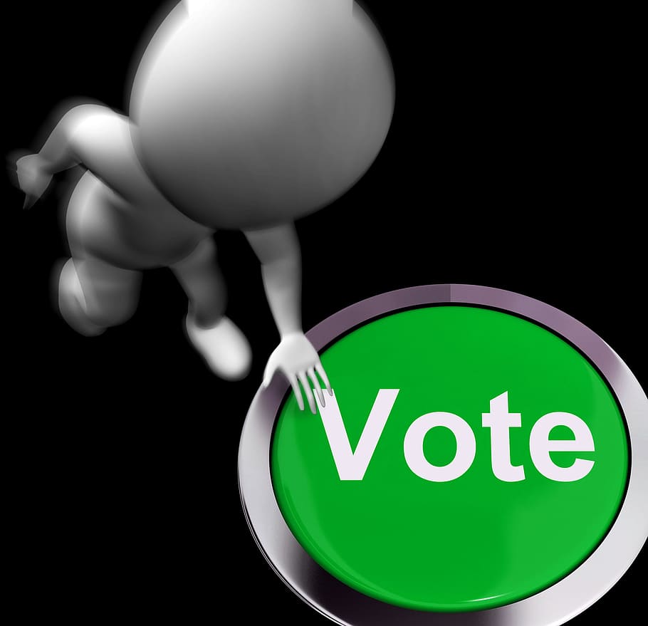 voto, presionado, mostrando, elección electoral, elección, botón, decisión, no sé, elegir, opciones