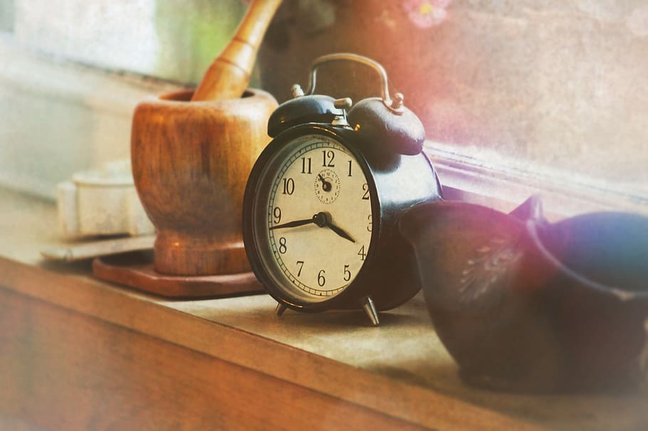 time, mood, vintage, young, old, hour s, history, clock, alarm clock, number