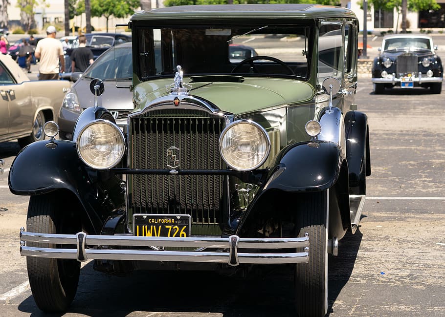 Retro, Vintage, pameran mobil, antik, klasik, Packard, 1929, 1930, 1931, DRW
