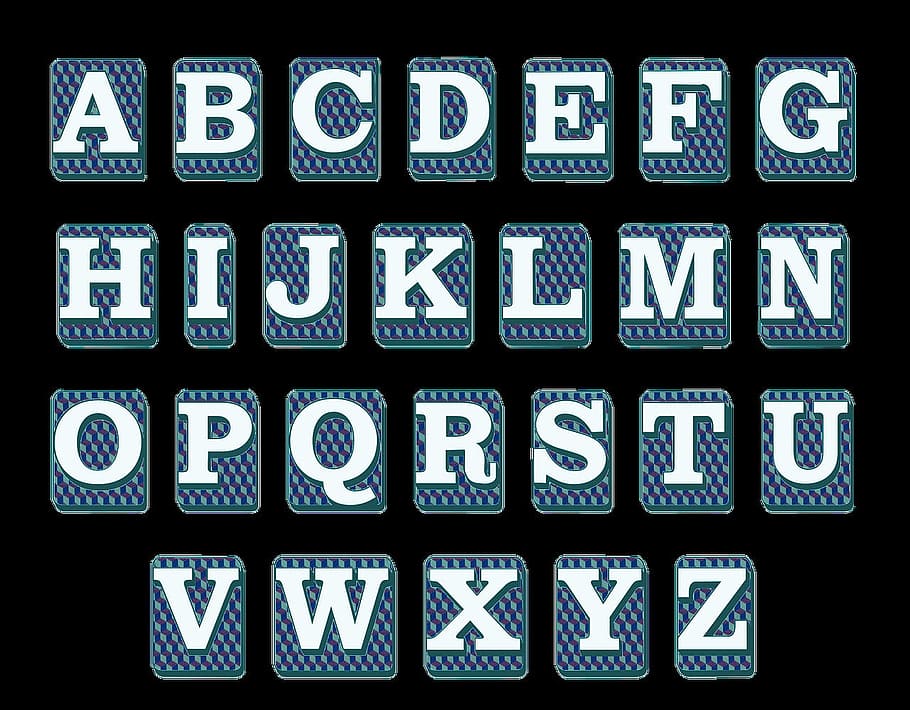 Alphabets, keys, strikes, graphics, technology, communication, letter, computer, text, alphabet