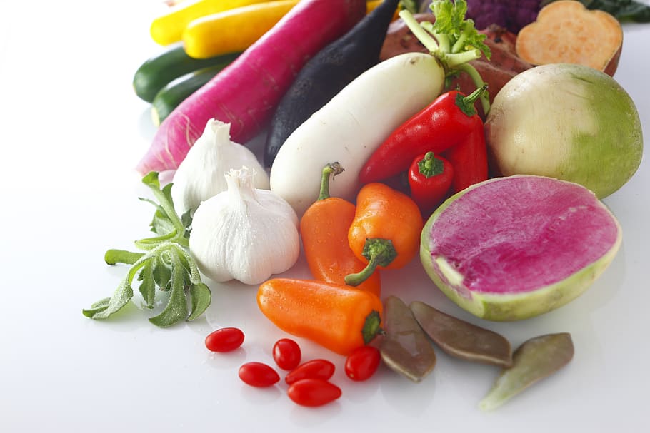 food, healthy, vegetable, tomato, health, cucumber, pepper, garlic, fruit, onion