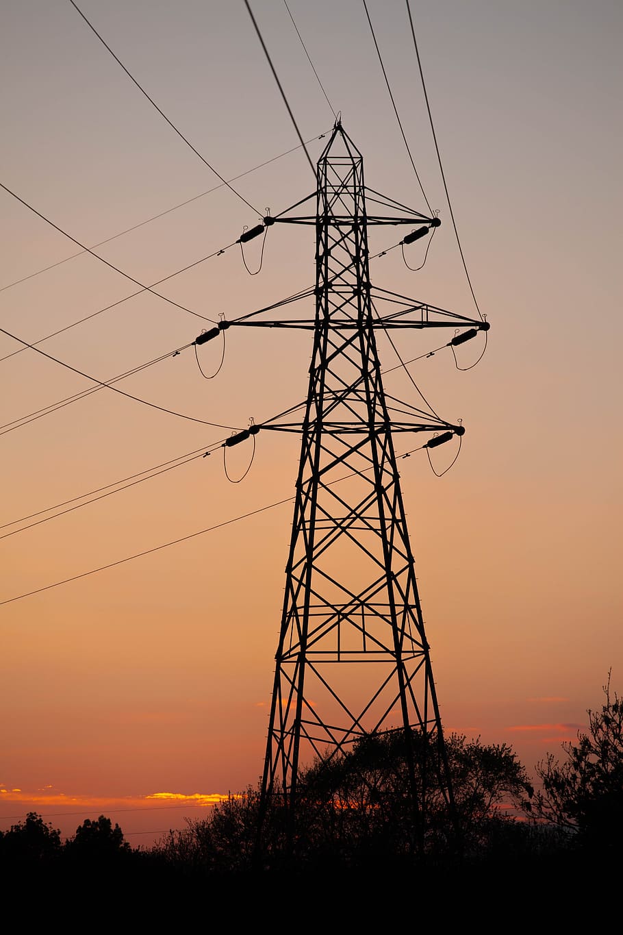 electricity pylon, pylon, energy, electricity, technology, cable, voltage, industry, infrastructure, power