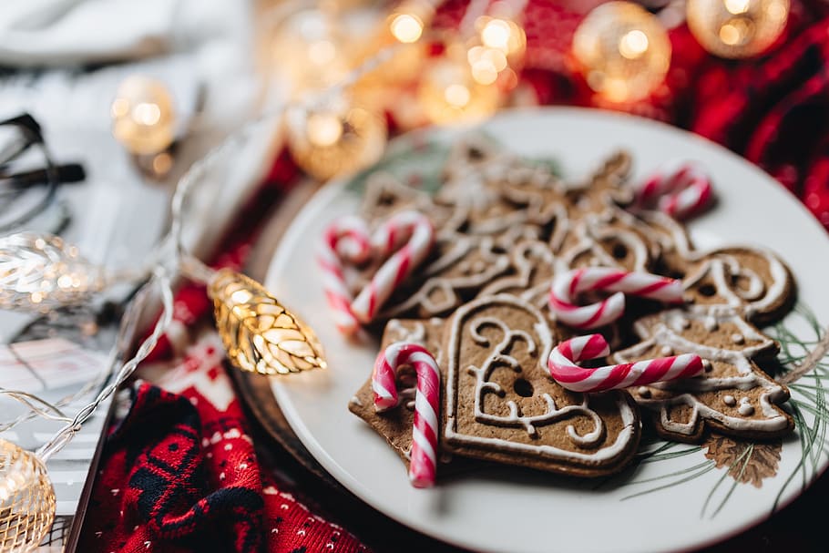 galletas de adorno de navidad, dulce, galleta, feriado, pan de jengibre, postre, festivo, diciembre, fiesta, Navidad