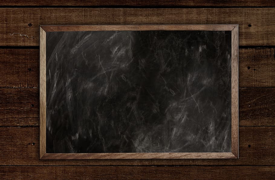 school, board, empty, slate, blackboard, chalk, writing board, smeared, wood - material, indoors