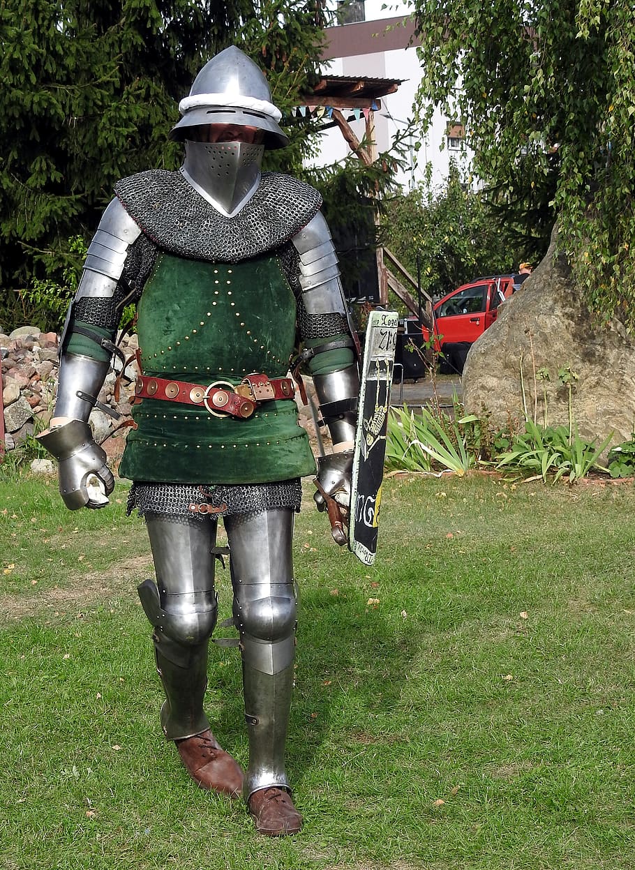 knight, armor, the middle ages, warrior, metal, sword, history, weapons, historically, sun