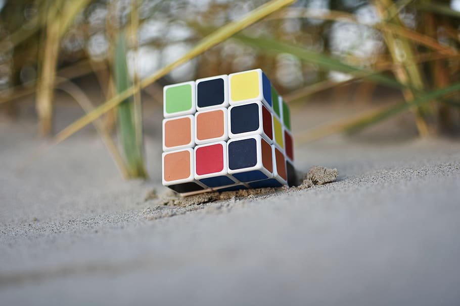rubik's cube, puzzle, game, rubik, cube, play, logic, brain exercise, pastime, solution