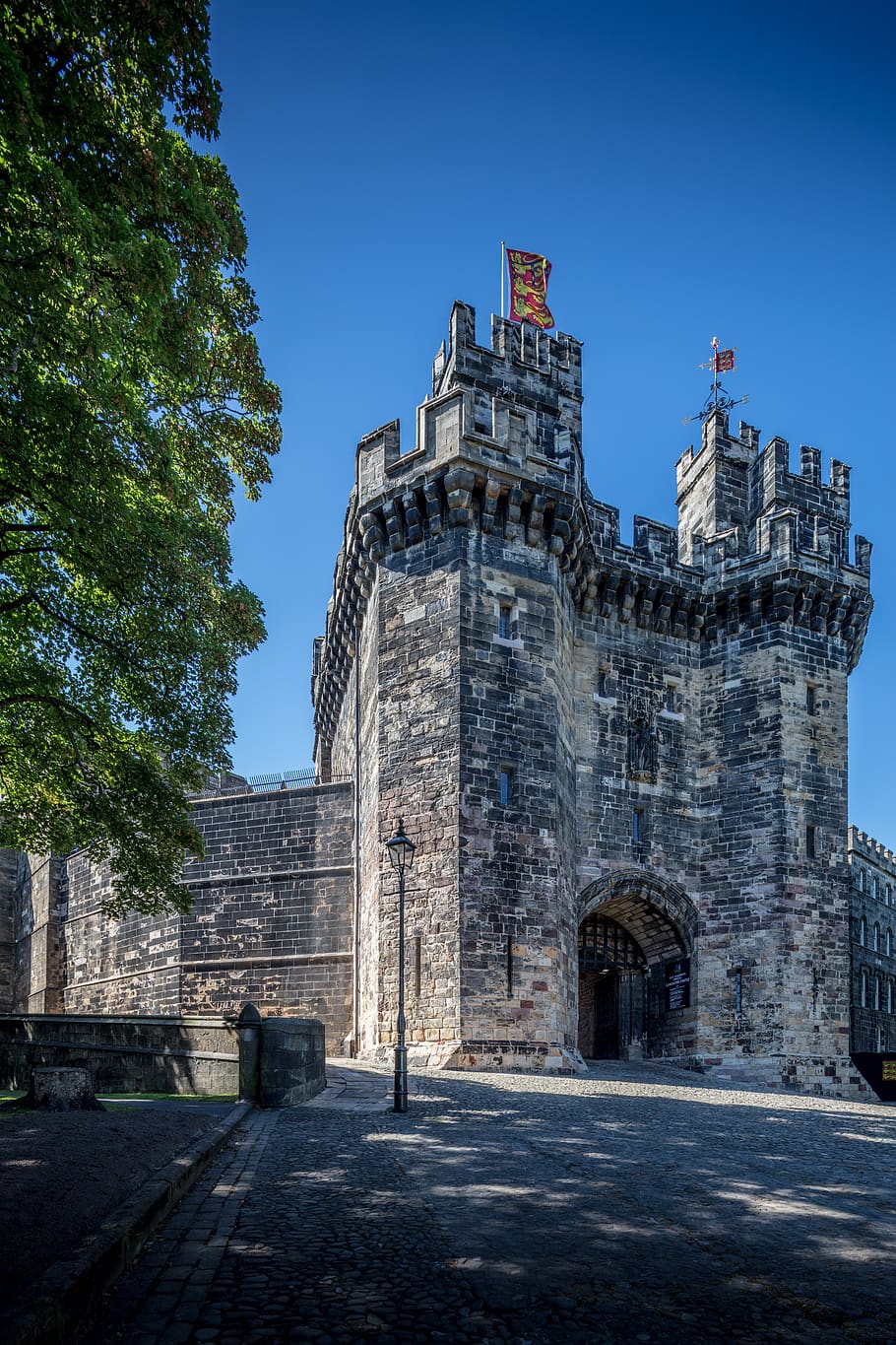 lancaster castle, lancaster, castle, fort, fortress, keep, tower, towers, exterior, outside