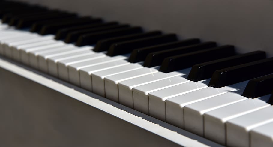 piano, keyboard, instrument, music, white, keyboard instrument, musical instrument, piano keys, harmony, tonkunst