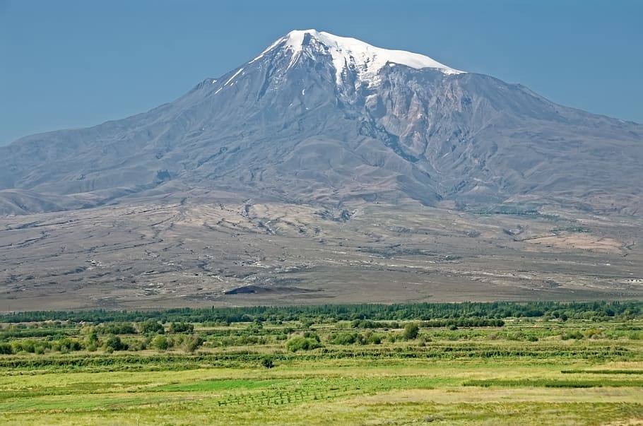 Armenia, Ararat, paisaje, montaña, Turquía, zona fronteriza, el Cáucaso, Scenics: naturaleza, medio ambiente, belleza en la naturaleza