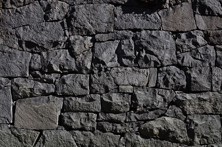 batu, dinding, bertekstur, bingkai penuh, latar belakang, dinding batu, struktur yang dibangun, kasar, fitur dinding - bangunan, solid