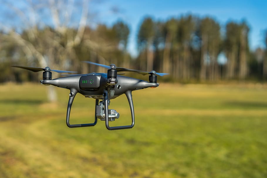 drone, uav, quadrocopter, hobi, langit, diterangi, pesawat, alam, dikendalikan jarak jauh, objek terbang
