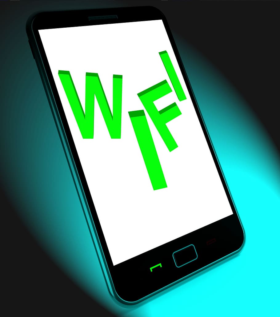 wifi, móvil, que muestra, acceso a internet, conexión inalámbrica, conexión, acceso, teléfono móvil, conectar, fi