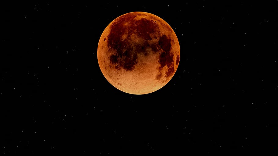 blood moon, moon, lunar eclipse, moonlight, night, mystical, astronomy, sky, night sky, lunar