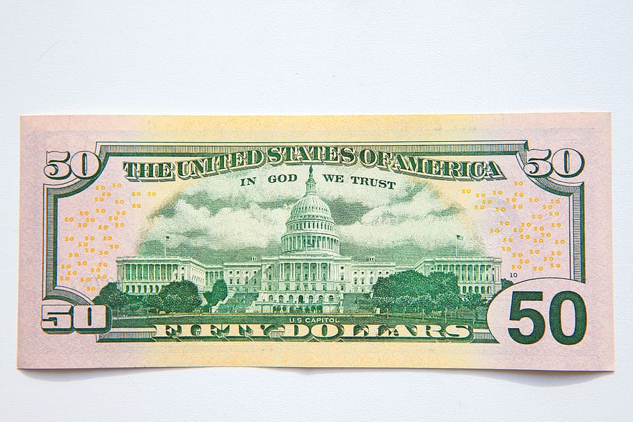 dólar, dólares, novo, pilha, contas, montão, dívida, ninguém, muitos, verde