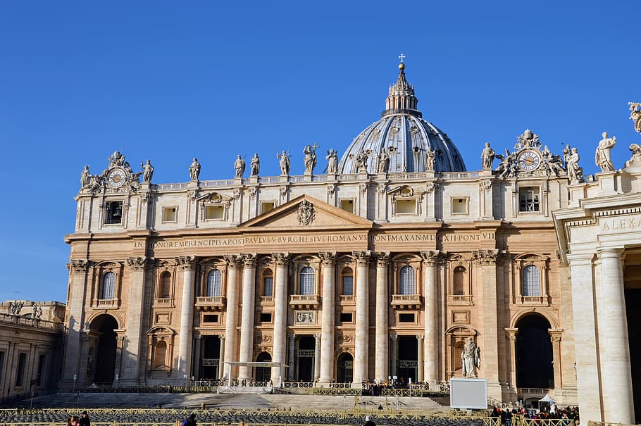 rome, pope, italy, religion, vatican, church, architecture, catholic, statue, michelangelo