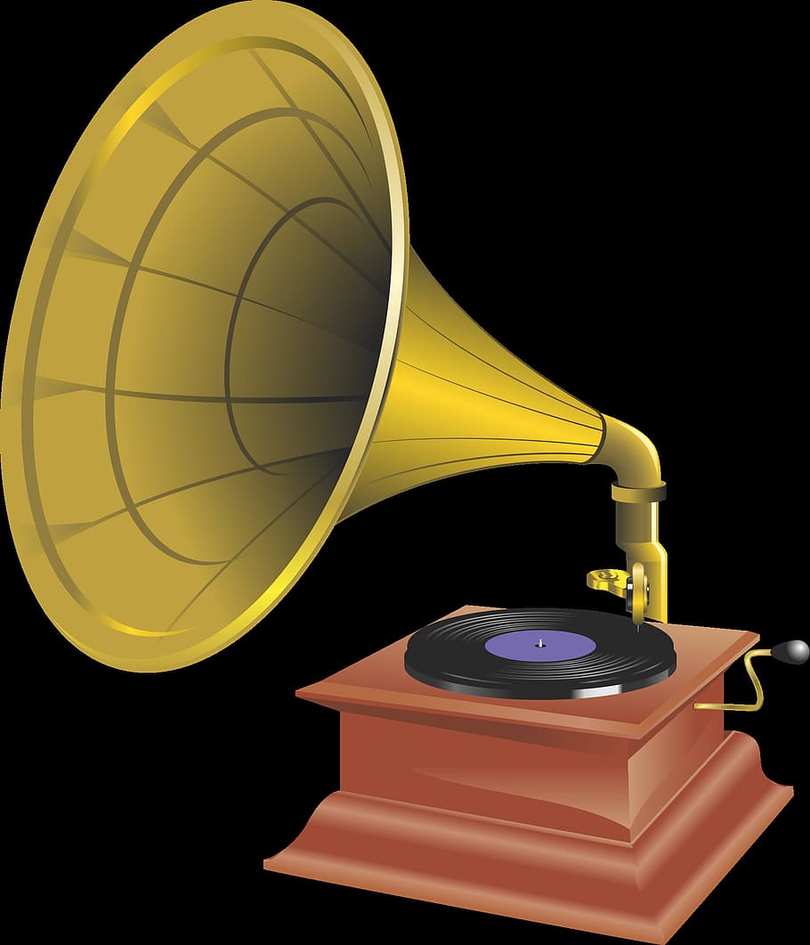 gramophone, gramo, graphic, graphical, object, music, musical, turntable, technology, record