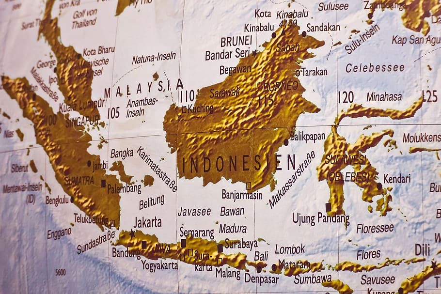 map, atlas, land, geography, states of america, seas, ocean, asia, globe, indonesia