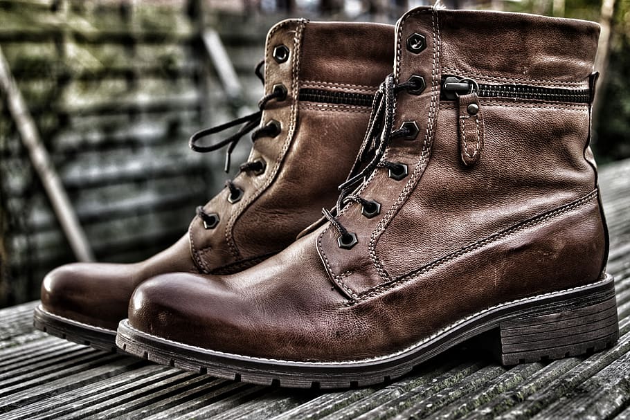 winter boots, shoes, leather boots, boots, warm, clothing, fed, women's shoes, women boots, brown shoes