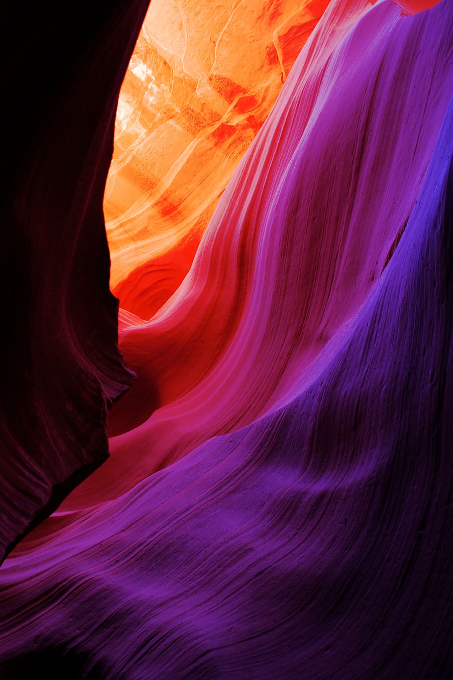 antelope canyon, travel, slot canyon, phone wallpaper, rock, rock formation, rock - object, geology, beauty in nature, solid - Pxfuel