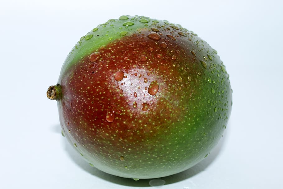 mango, green, white, oval, red, ripe, fruit, plant, nutrition, fragrant