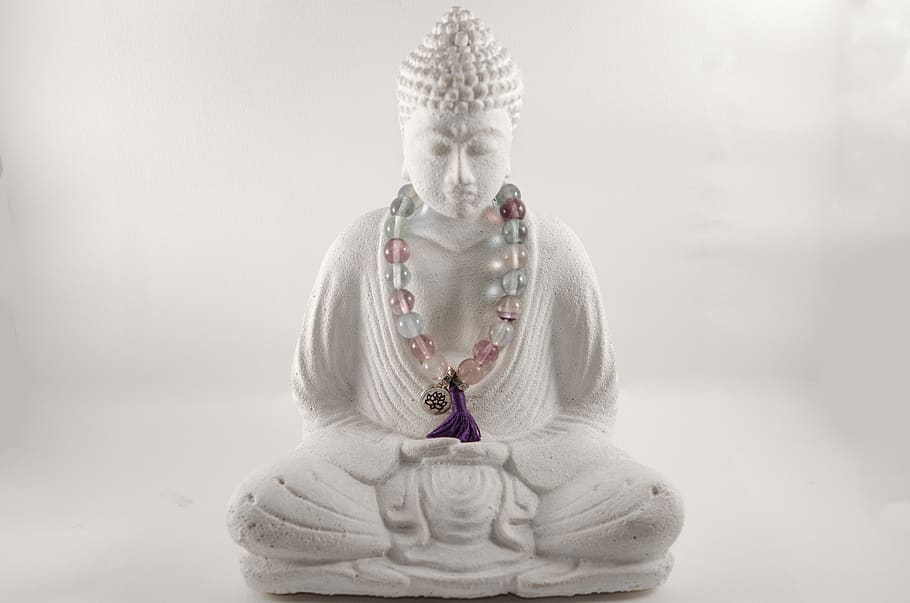 buddha, zen, meditation, high-key, relaxation, spirituality, serenity, sculpture, wisdom, spirit