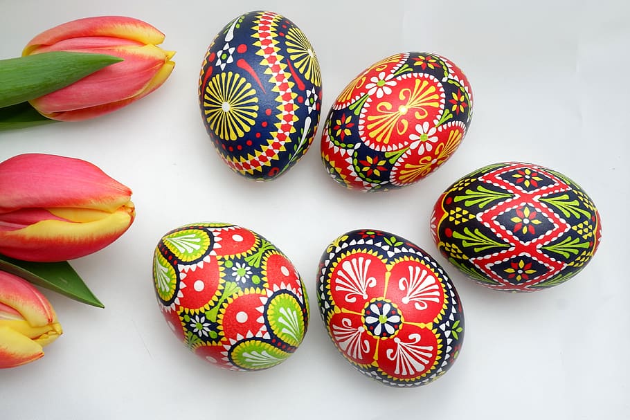 telur easter sorbian, telur easter sorbian berwarna-warni, telur warna-warni, telur easter warna-warni, dekorasi musim semi, teknik lilin, teknik menggaruk, bossiertecnik, dihiasi telur paskah, dicat telur paskah