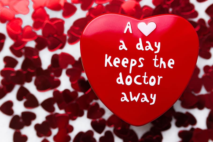 confetti foil jantung, latar belakang, cinta, merah, jantung, valentine, hari valentine, perayaan, teks, acara