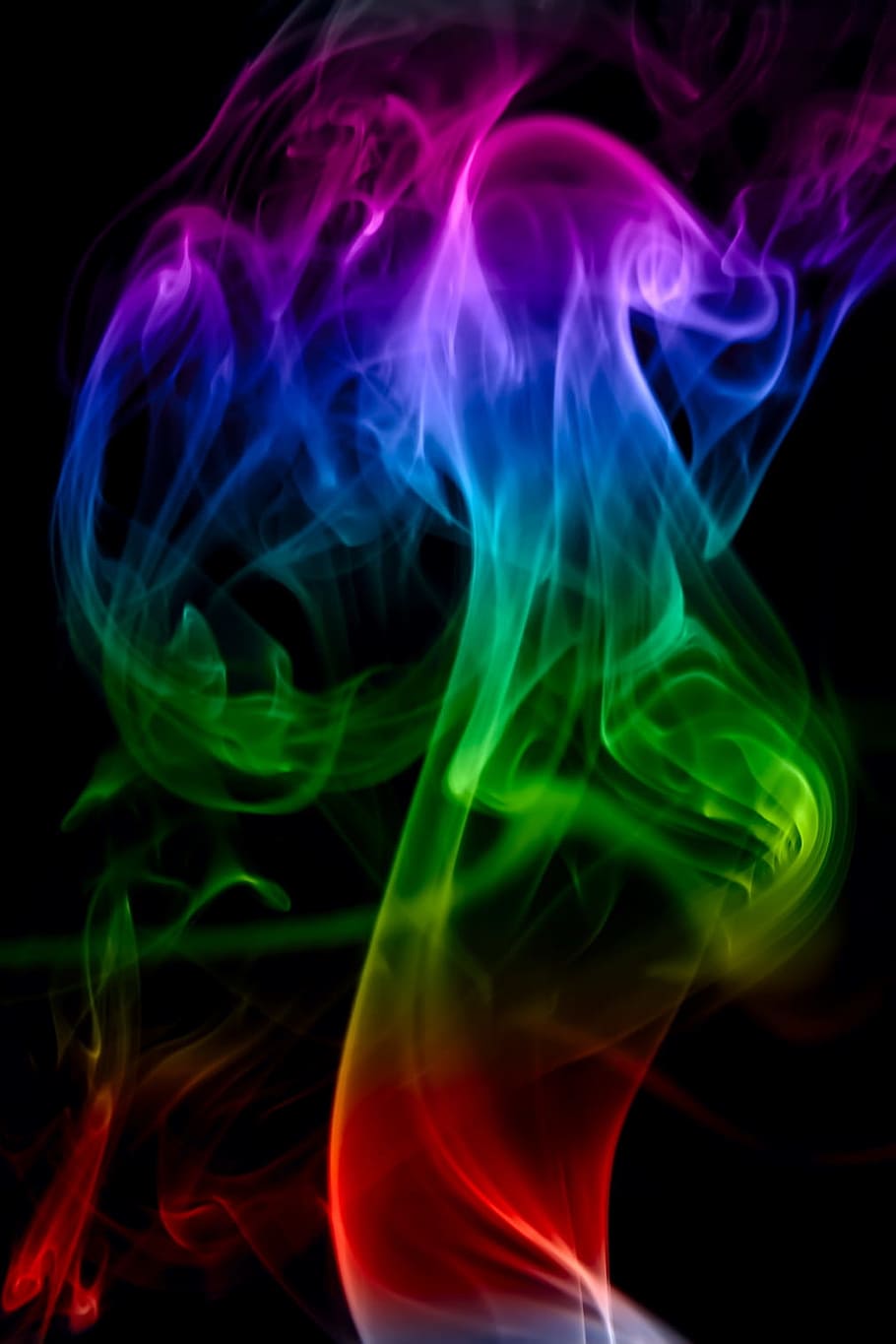 abstract, aroma, aromatherapy, background, color, smell, smoke, motion, black background, smoke - physical structure